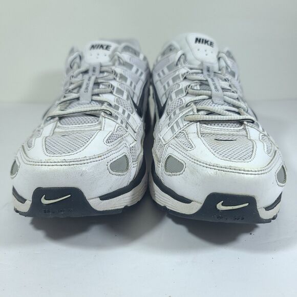 Nike P-6000 Mens Size 13 White Metallic Silver Black Running Sneaker  CD6404-107 main image 7